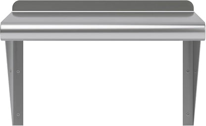 AmGood 12" X 16" Stainless Steel Wall Shelf | Metal Shelving | Garage, Utility - Image 4