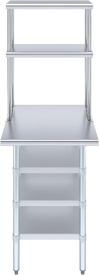 Amgood 24" x 24" Stainless Steel Work Table - Image 2