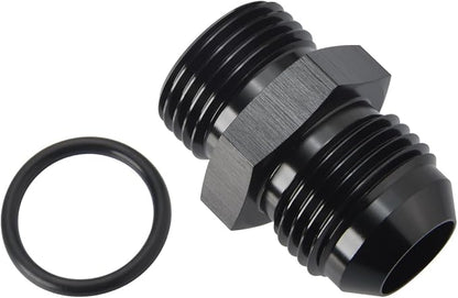 16AN Male Flare to 16AN ORB O-ring Boss Fuel Pump Rail Adapter Fitting Aluminum - Image 3