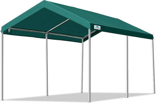 ADVANCE OUTDOOR Adjustable 10x15 ft Heavy Duty Carport Car Canopy Garage Boat by ADVANCEOUTDOOR