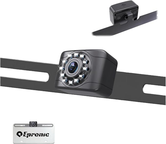 X1 Backup Camera for Car License Plate Reverse Cam, IP69 Waterproof Rearview by Epronic