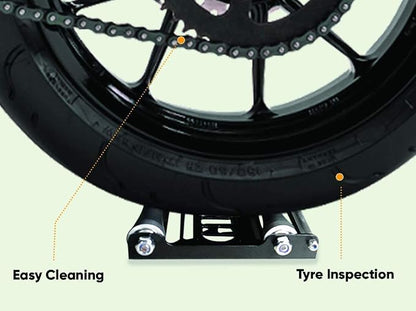 GRAND PITSTOP Motorcycle & Powersports Maintainence Stand Wheel Cleaning Wheel - Image 2