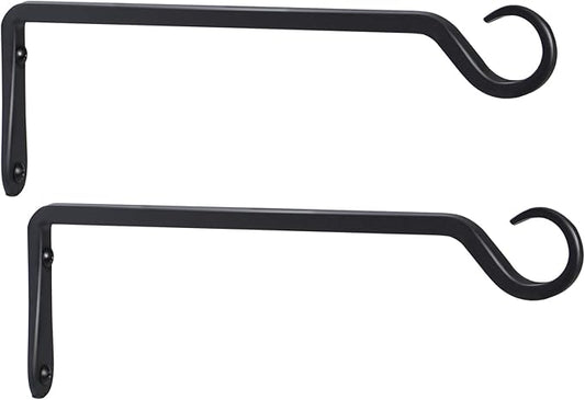 2 Pack Premium Forged Wall Hook, Sturdy Hanging Plant Bracket, Elegant Hook by YELOKIE