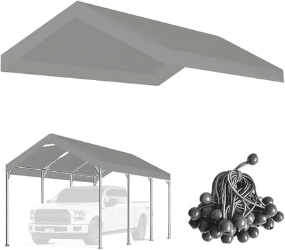 10'x20' Upgraded Carport Replacement Top Canopy Cover by Vanteriam