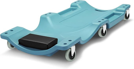 DNA MOTORING 40" L X 19" W Vehicle Repair Low Profile Plastic Rolling Garage by DNAMOTORING-Tools