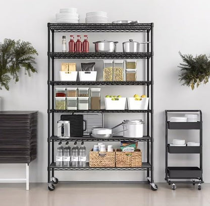 Generic Organize in Style with The Members Mark 6-Tier NSF Heavy Duty Wire - Image 2
