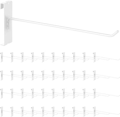 40Pcs 10" Gridwall Display Hooks Assortment Set, Wire Diameter 5mm/ 0.2” by Yauhar