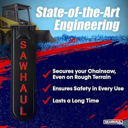 SawHaul Universal Tractor Chainsaw Holder - Image 4