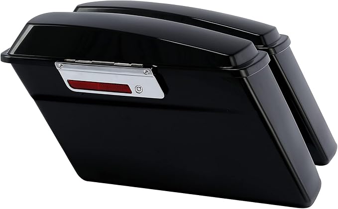 XFMT Hard Saddlebags Saddle Bag Turnk W/Black Conversion Brackets - Image 2