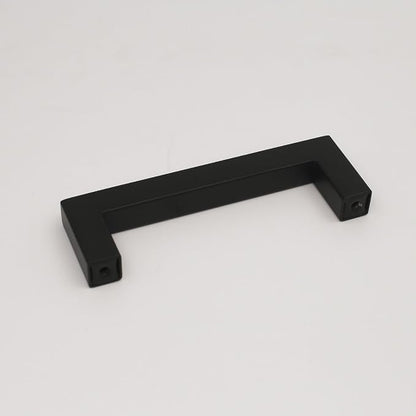 Matte Black Cabinet Pulls Kitchen Drawer Door Flat Square Bar Goldenwarm Pull - Image 9