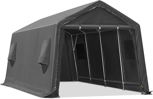 ADVANCE OUTDOOR 10X20 ft Carport Heavy Duty Outdoor Patio Portable Canopy by ADVANCEOUTDOOR