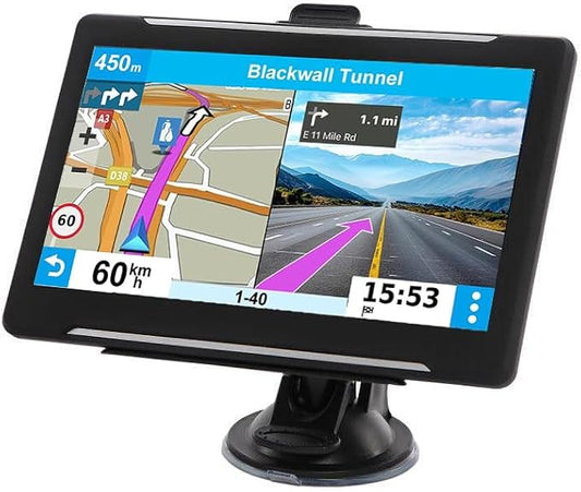 GPS Navigator for Car Truck RV, Latest 2025 Map 7 inch Touch Screen Car GPS by MRSXWPY