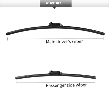 Front Windshield Wipers, 2-Piece Set - Image 3