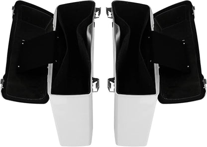 Green-L White Hard Saddlebags Fit - Image 6