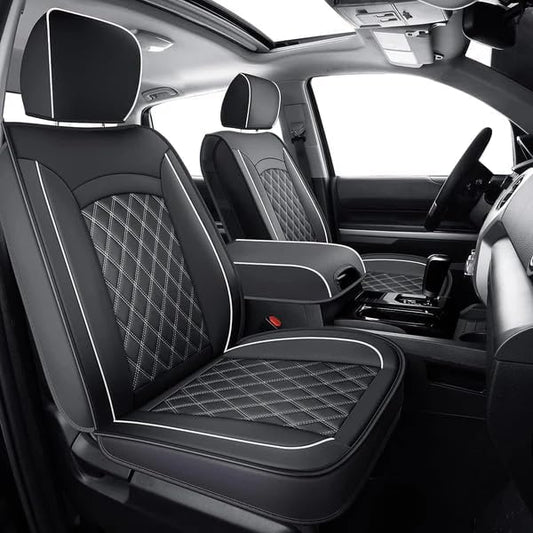 LUCKYMAN CLUB F150 Faux Leather Seat Covers Fit by LUCKYMANCLUB
