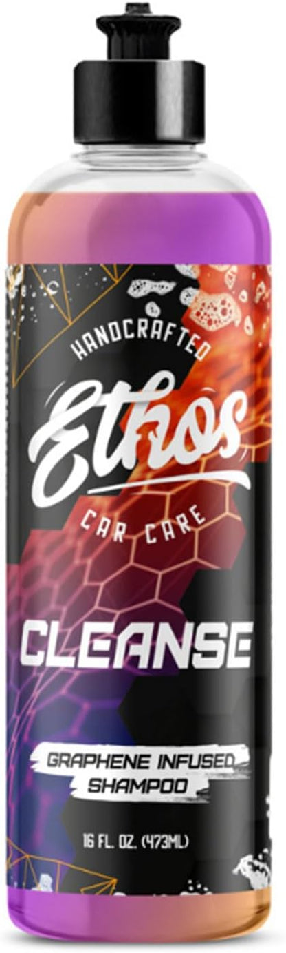 Ethos Cleanse - Graphene Ceramic Coating Infused Car Wash Soap Ultra Slick by EthosHandcraftedCarCare