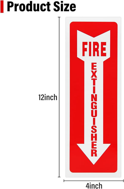 Madrigal fire extinguisher inside sticker, fire extinguisher sign, 8 - Image 2