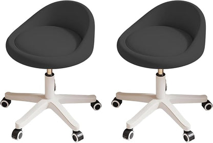 Rolling Stool Set of 2 Rolling Hydraulic Salon Stool by Walktory