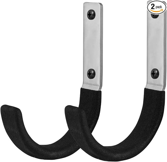 Garage Storage Ladder Hanger 2 Pcs, Upgraded Hose Hanging Hooks, Yard Tool by Nlmyt