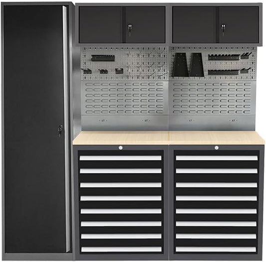Steel Garage Cabinet Set, Heavy Duty, Tool Cabinets by JZD