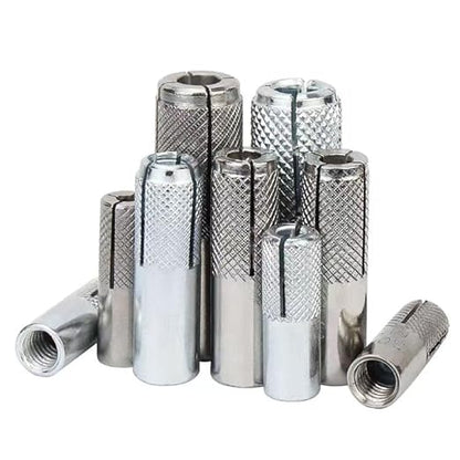 Wensilon 3/8"-16 Premium Zinc Plated Carbon Steel Drop in Anchors Assortment - Image 4