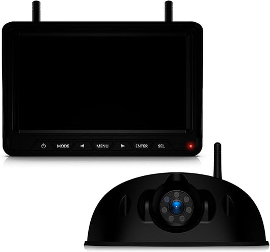 Fookoo HD 1080P 7" Wireless RV Backup Camera System by FOOKOO
