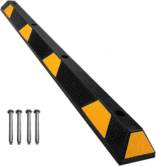 Parking Stopper for Garage 72" Long 1 Pack by speedmax
