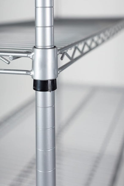 Omega 30" Deep x 36" Wide x 96" High 3 Tier Gray Starter Shelving Unit - Image 5