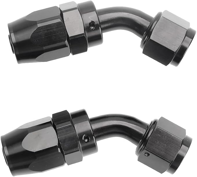 LokoCar 8AN Hose End Fitting 45 Degree Swivel by GetToKnowEachOther