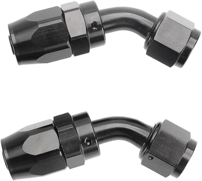 LokoCar 12AN Hose End Fitting 45 Degree Swivel by GetToKnowEachOther