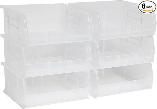 Akro-Mils 30235 AkroBins Plastic Storage Bins, Space-Saving Stackable Bins by Akro-Mils