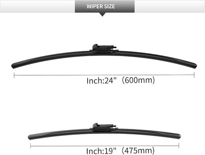 Front Rain Wiper Blades, 2-Piece Set - Image 3