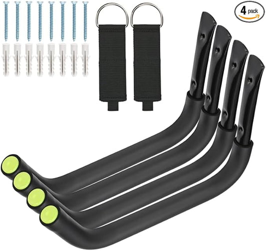 Garage Storage Heavy Duty Hooks, 15Inch Jumbo Arm Kayak Rack, Heavy Duty Wall by Aweilan