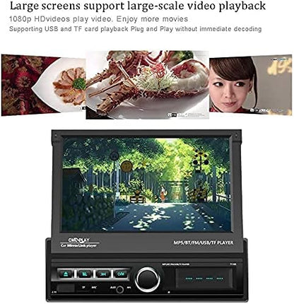 Hikity Single Din Touchscreen Car Stereo 7 Inch Touch Screen Car Radio - Image 7