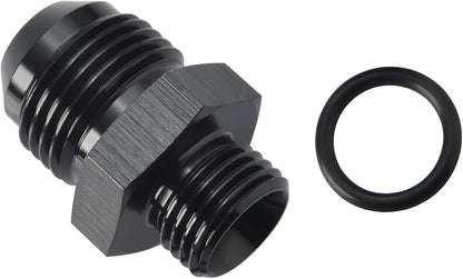 8AN Male Flare to 6AN ORB O-ring Boss Fuel Pump Rail Adapter Fitting Aluminum - Image 4