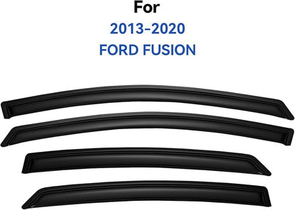 Window Visors Rain Guards for 2013 2014 2015 2016 2017 2018 2019 2020 Ford - Image 2