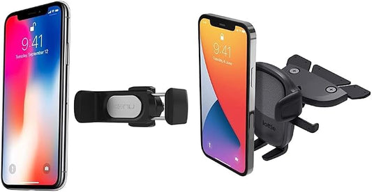 Kenu Airframe Pro Universal Car Phone Mount + iOttie Easy One Touch 5 CD Slot by Kenu