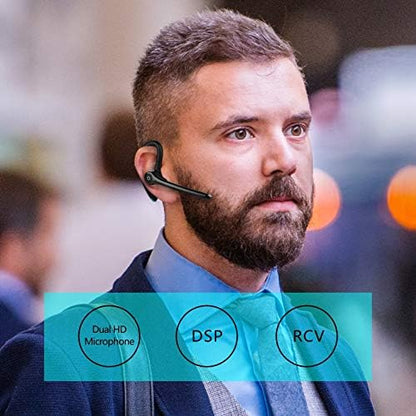 IHAO Bluetooth Earpiece Headphone Dual Noise Cancelling Mic Painless Open-Ear - Image 4
