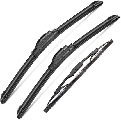 3 Wipers Set for Ford Escape Mercury Mariner 2005-2007, Windshield Wiper Blades - Image 2