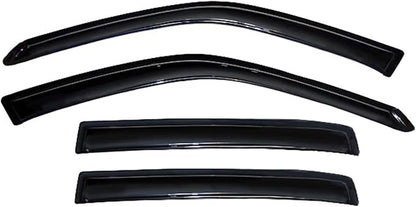 Wind Deflector Compatible with Nissan Altima 4-Door Sedan 2007-2012 Smoke by GLDIFA