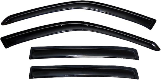 Wind Deflector Compatible with Nissan Altima 4-Door Sedan 2007-2012 Smoke by GLDIFA