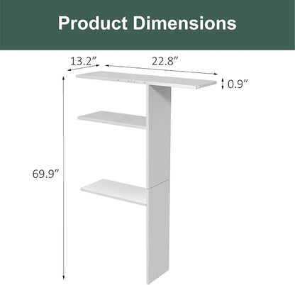 Vertical Storage Shed Shelf, Weatherproof Metal Shelf - Image 2