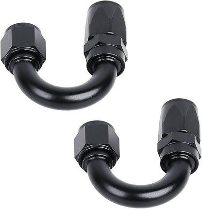 LokoCar 6AN Hose End Fitting 180 Degree Swivel - Image 7