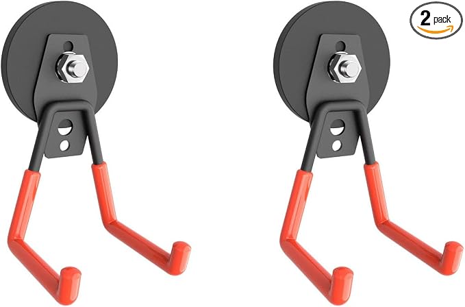 Magnetic Garage Hook, Heavy Duty Garage Storage Magnetic Hooks Steel Tool by AplysiaTech