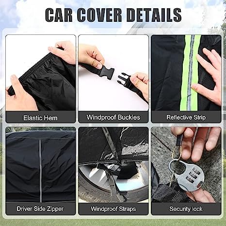 Waterproof Car Cover Compatible - Image 3