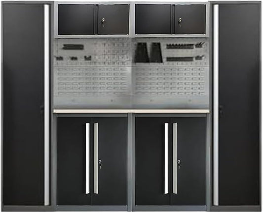 JZD Metal Garage Cabinet Set, Heavy Duty, Tool Cabinets by JZD