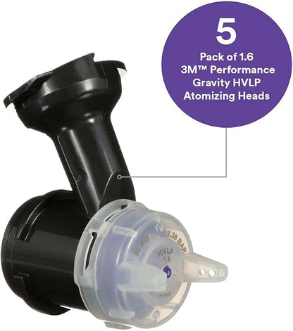 Performance Gravity HVLP Atomizing Head Refill Kit, Size 1.6, - Image 2