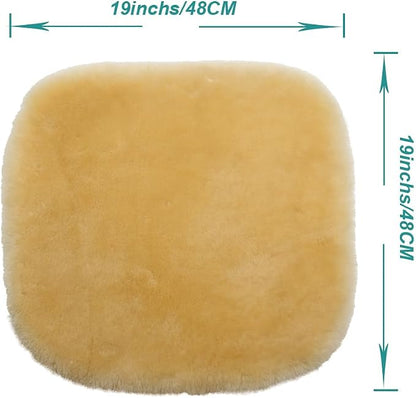 Fluffy Genuine Australia Sheepskin Car Seat Cover - Image 2