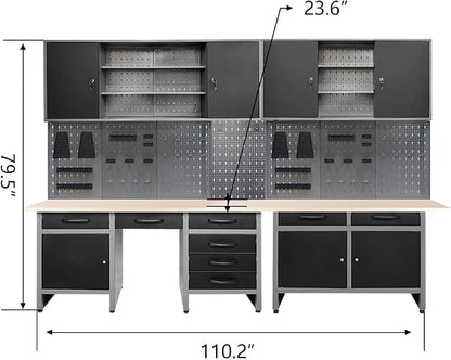 JZD Metal Storage Organization System, Hanging Closet, - Image 2