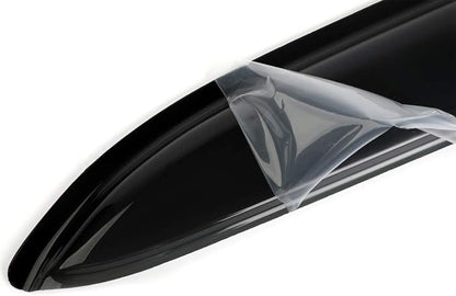 4pcs Outside Mount Style Sun Rain Guard Durable Side Window Wind Deflectors - Image 4
